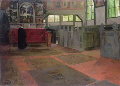 Church Interior by Anthonie Delorme